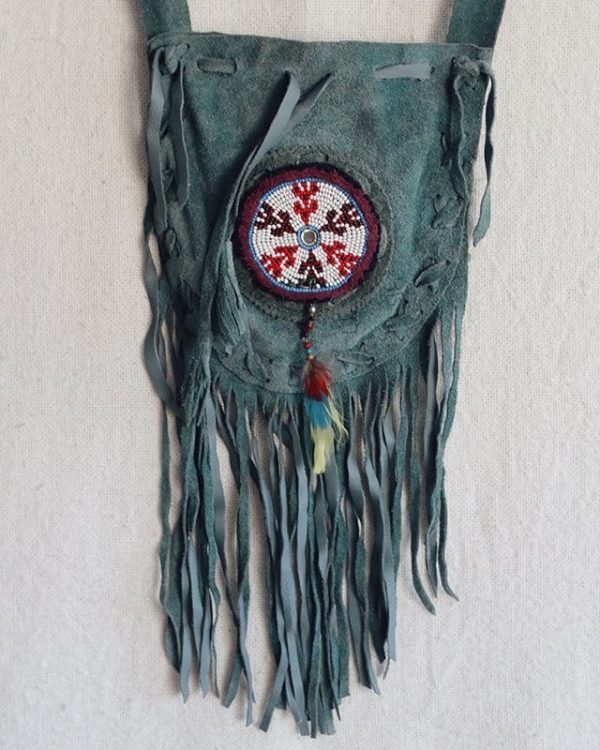 Handmade Leather Bag Sky