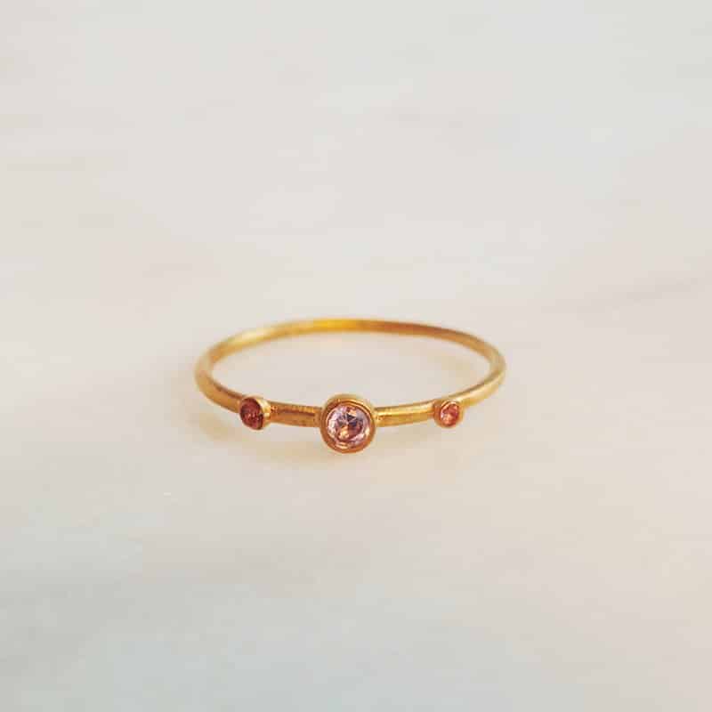 Handmade Gemstone Ring Lily