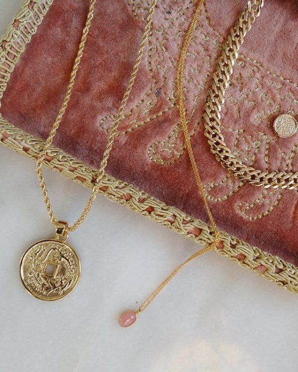 Handmade gold plated gemstone necklaces