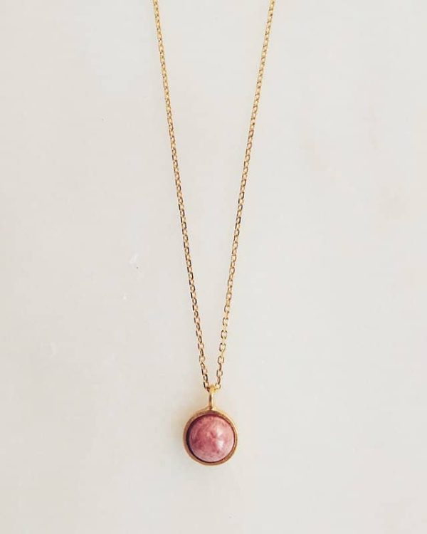 Handmade Gemstone Necklace Delphine