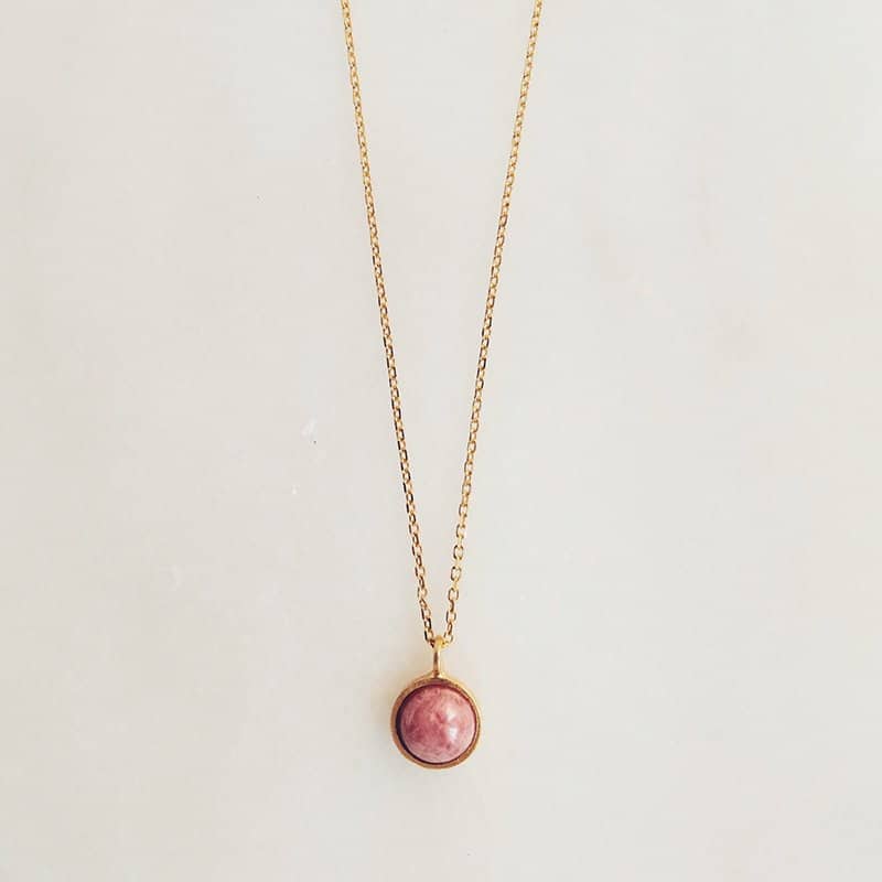 Handmade Gemstone Necklace Delphine