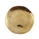 Imperfect Porcelain Plate Gold