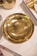 Imperfect Porcelain Plate Gold