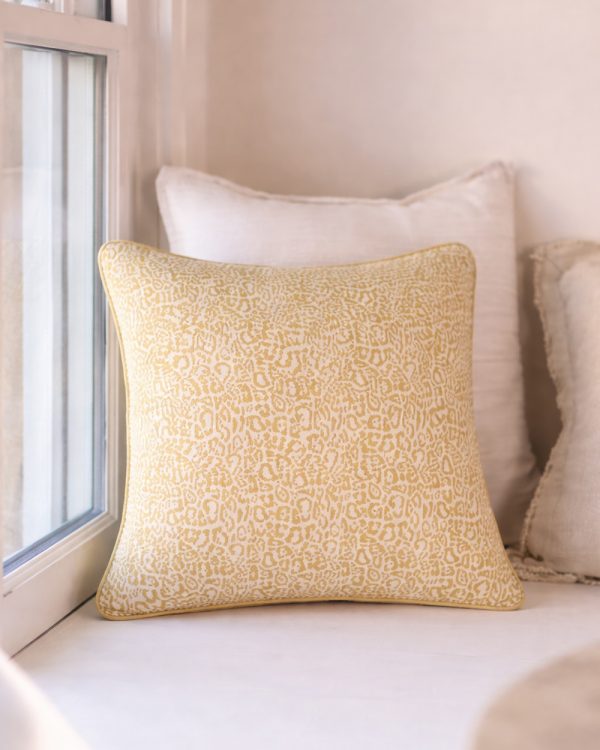 Leopard Honey Cotton Cushion