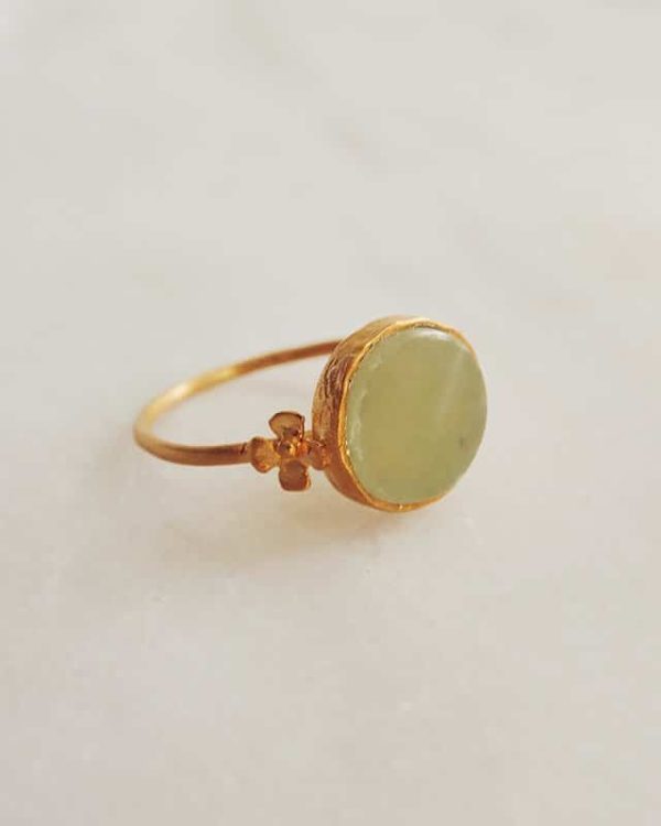 Handmade Gemstone Ring Chai
