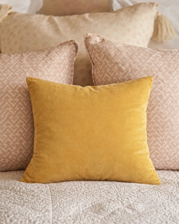 Velvet Honey Gold Cushion