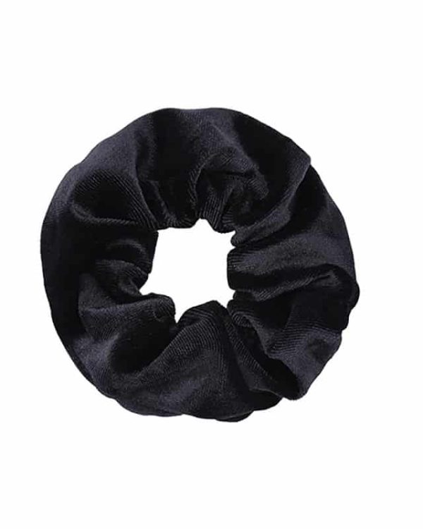 Velvet Scrunchie Noir