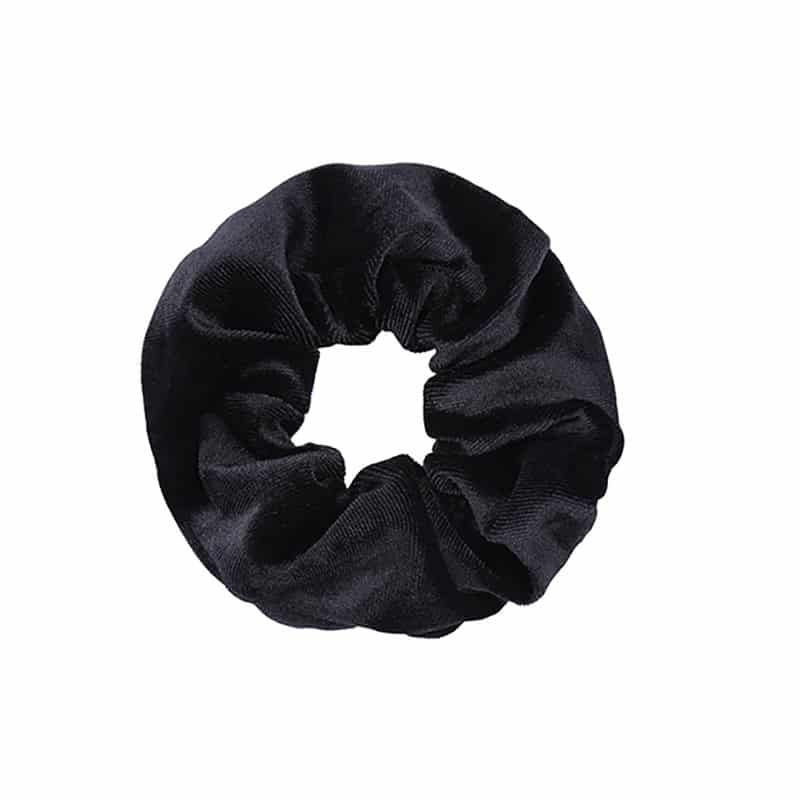 Velvet Scrunchie Noir
