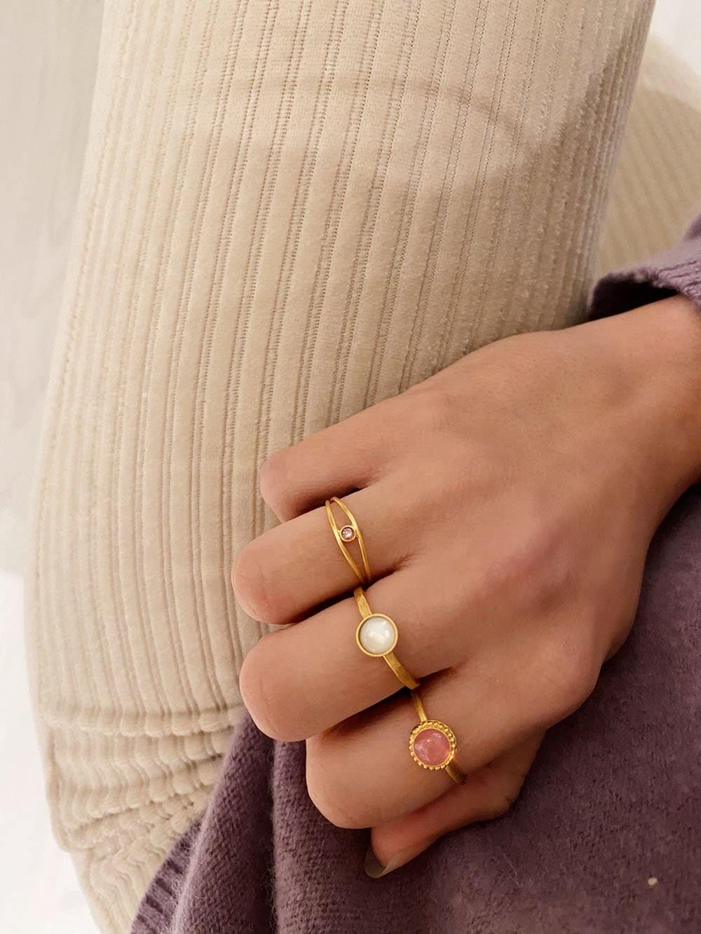 Handmade Gemstone Ring Malene