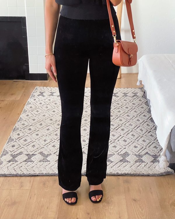 Velvet Flare Pants Chloe