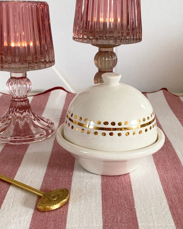 Ceramic Butter Dish Caftan