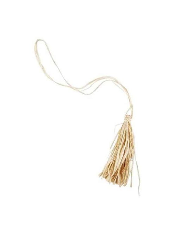 Pom Pom Hanger Raphia