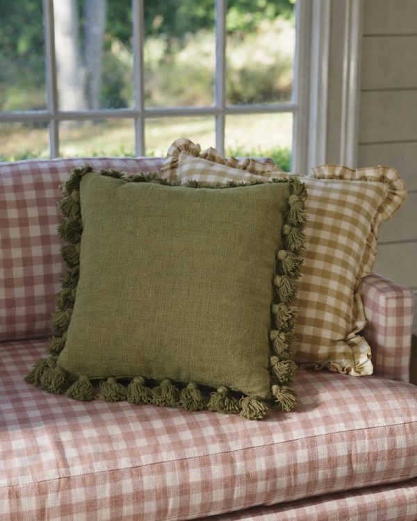Olive Grove Cotton Cushion
