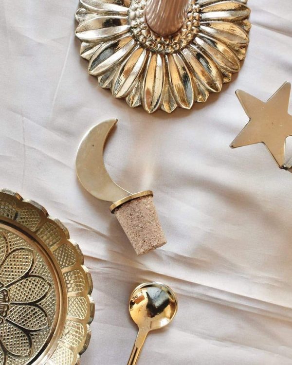 Handmade Bottle Stopper Moon