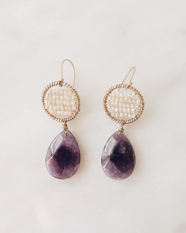 Gemstone Earrings Baez
