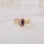 Handmade Gemstone Ring Mulberry