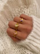 Handmade Gemstone Ring Mulberry