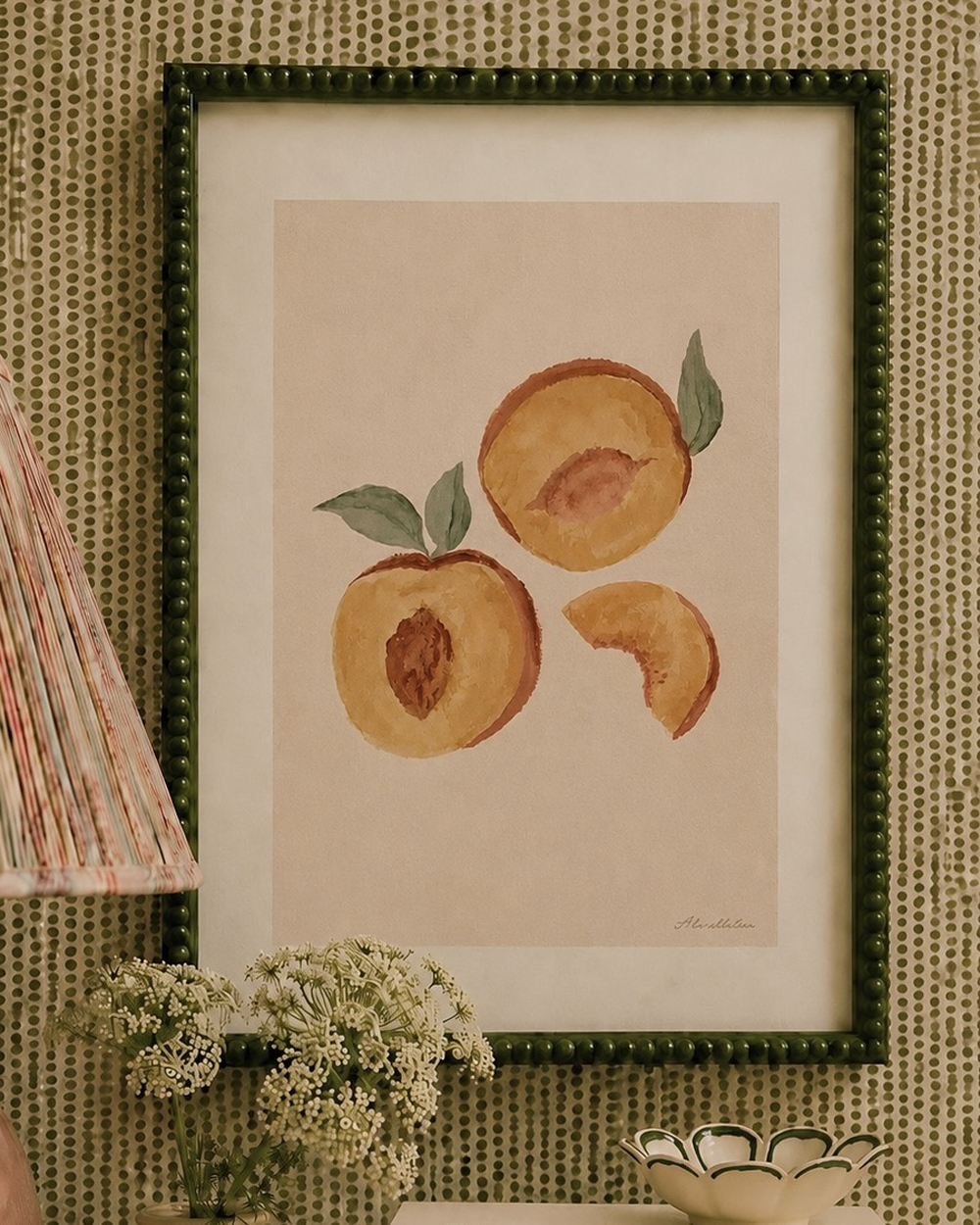 Peach Art Print
