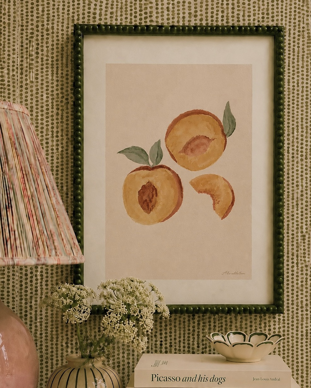 Peach Art Print