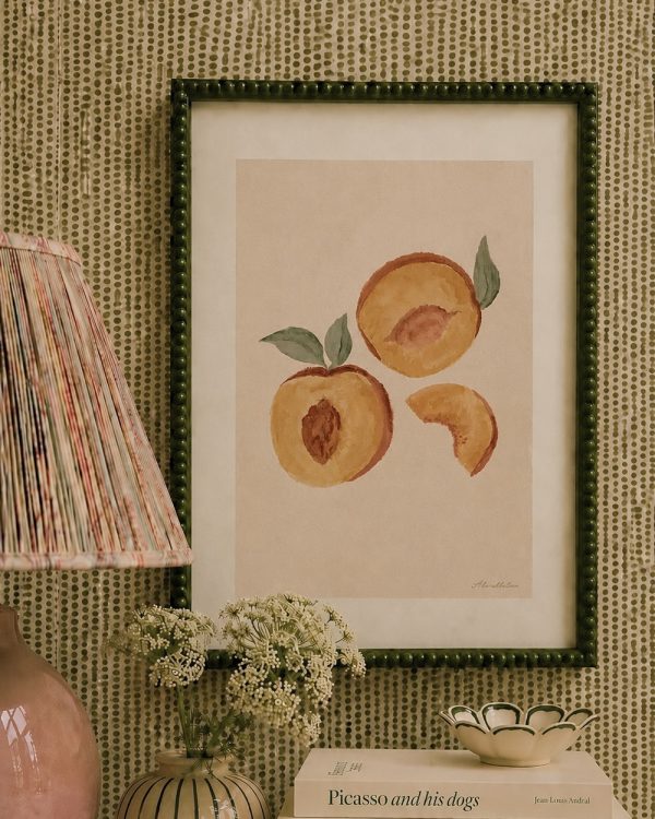 Peach Art Print