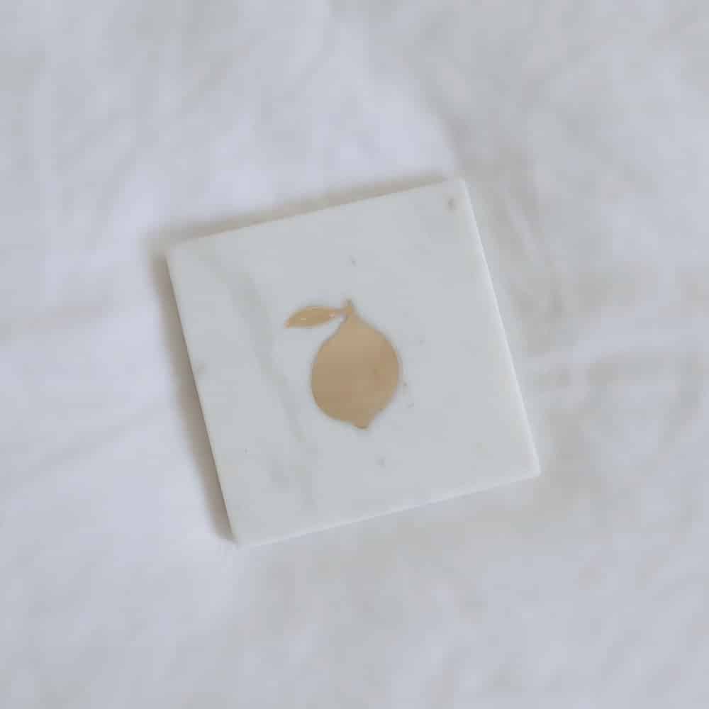 Marble Coaster Lemon