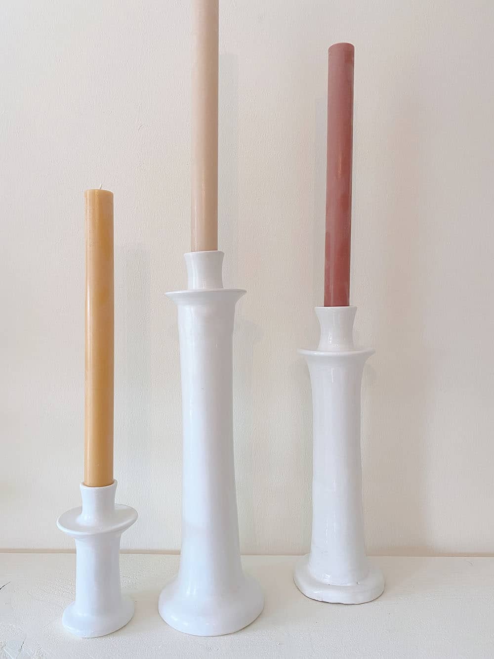 Tadelakt Candle Holder Petite