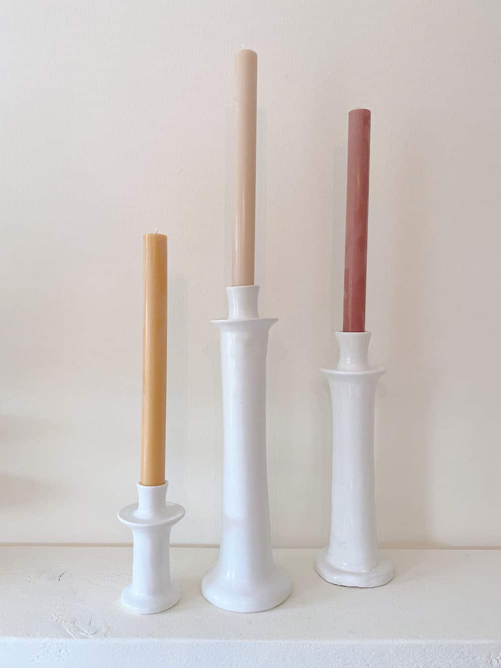 Tadelakt Candle Holder Petite