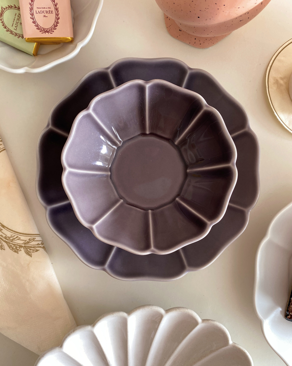 Ceramic Flower Bowl Petal