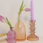 Glass Vase Pale Pink