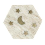Marble Coaster Moon & Stars
