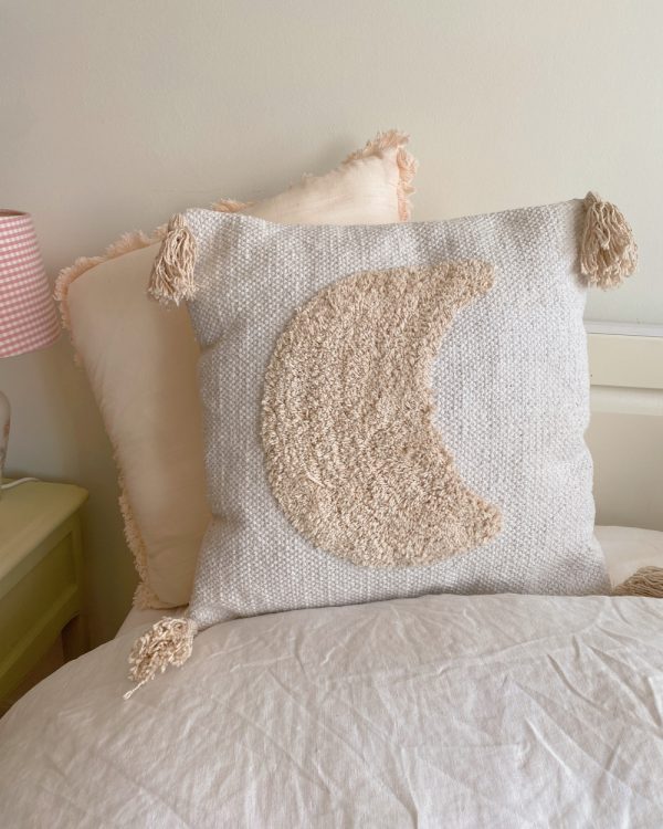 Tufted Moon Cushion