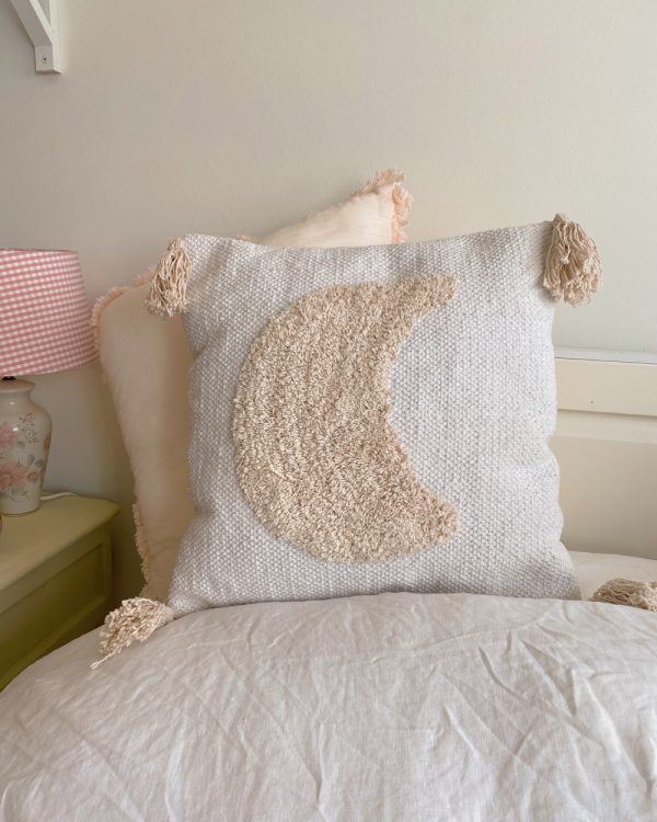 Tufted Moon Cushion