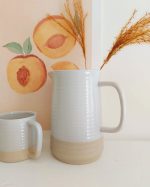 Bisque Glazed Jug