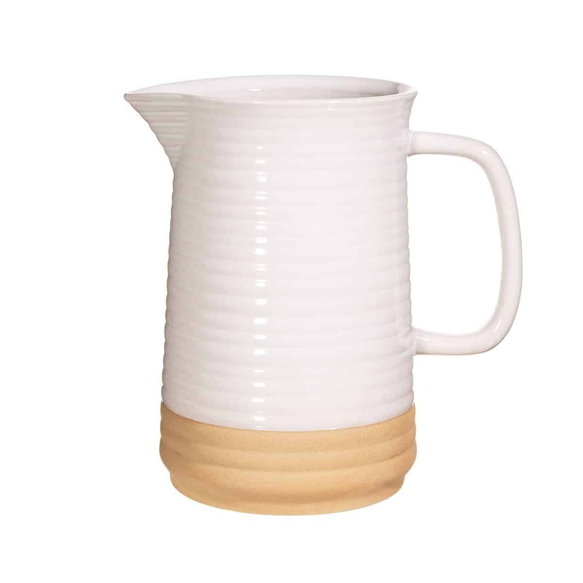 Bisque Glazed Jug