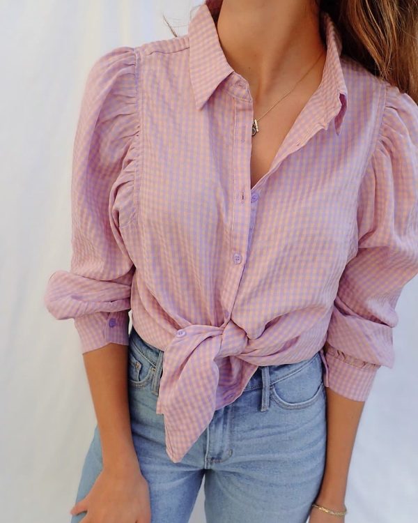 Gingham Blouse