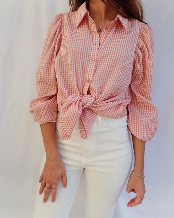 Gingham Blouse