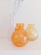 Glass Vase Apricot