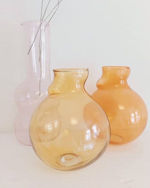 Glass Vase Vanilla
