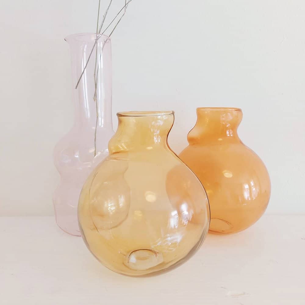 Glass Vase Vanilla
