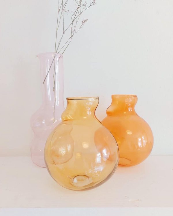 Glass Vase Vanilla