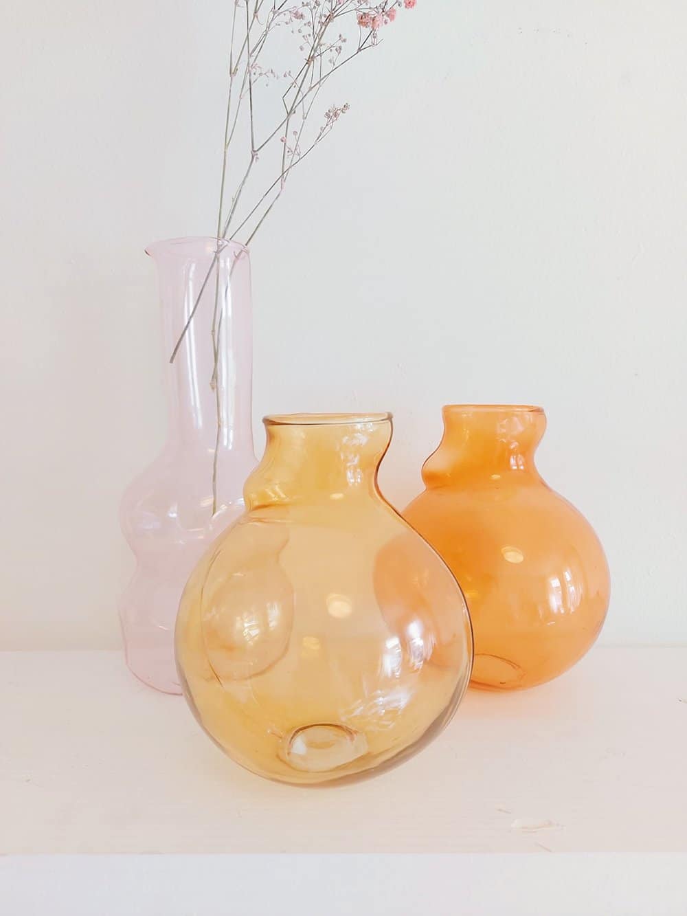Glass Vase Vanilla