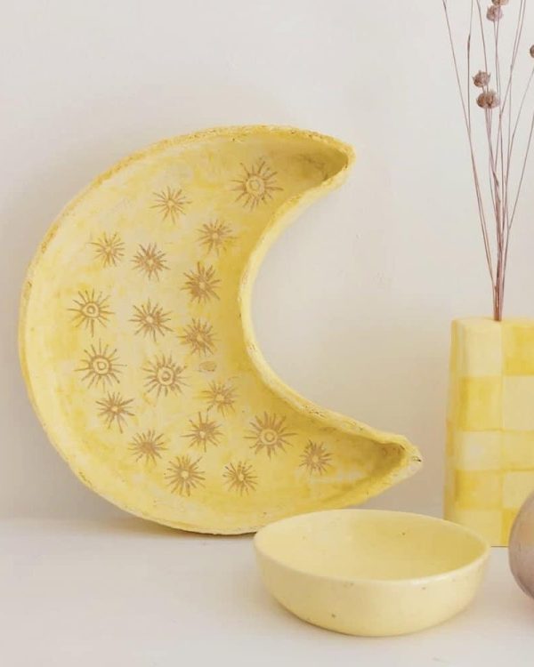 Paper Pulp Moon Tray