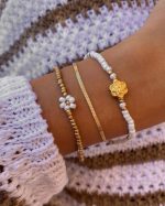 Beaded Wildflower Bracelet