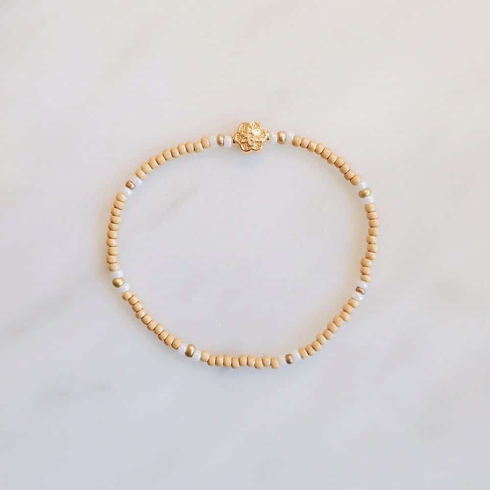 Beaded Wildflower Bracelet