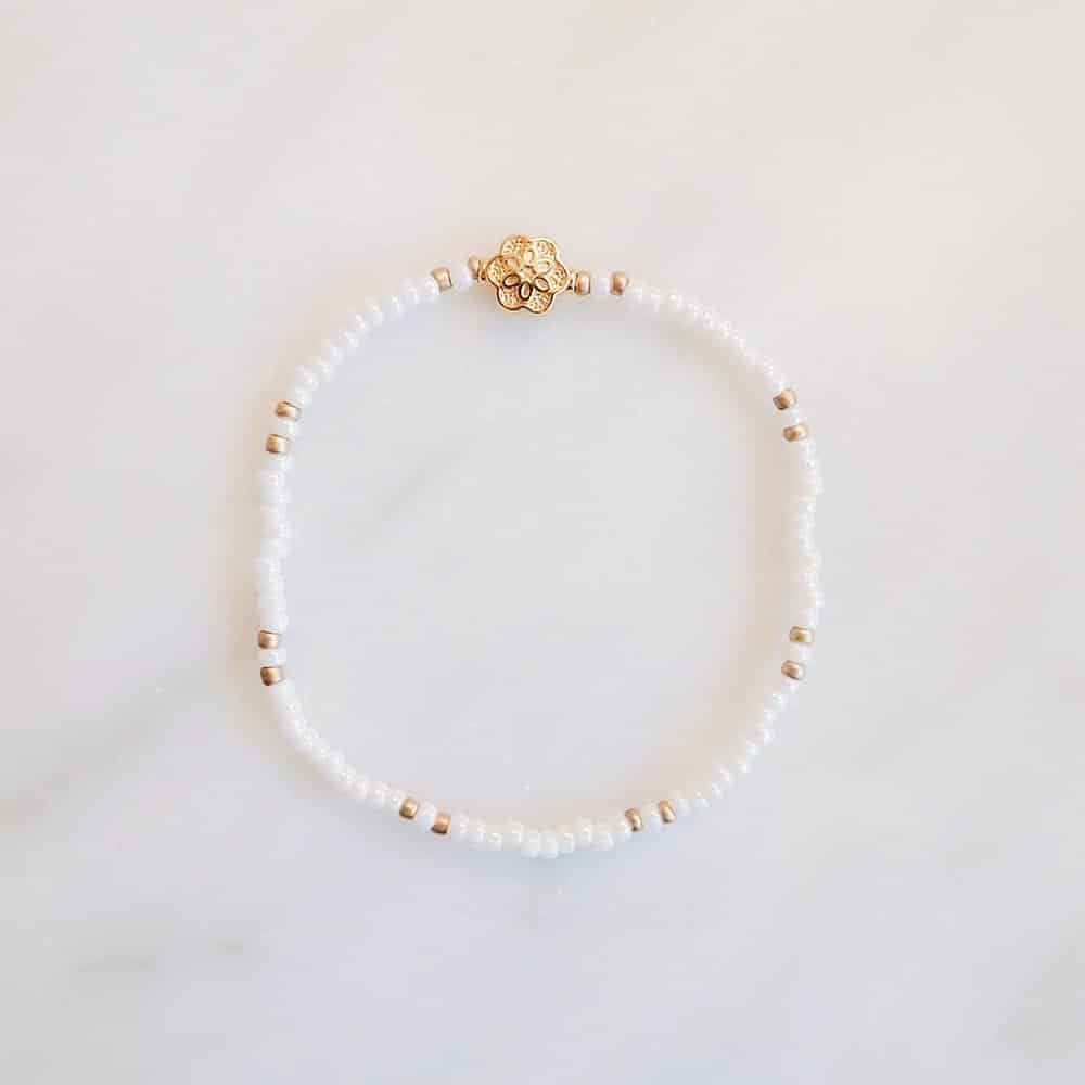 Beaded Wildflower Bracelet