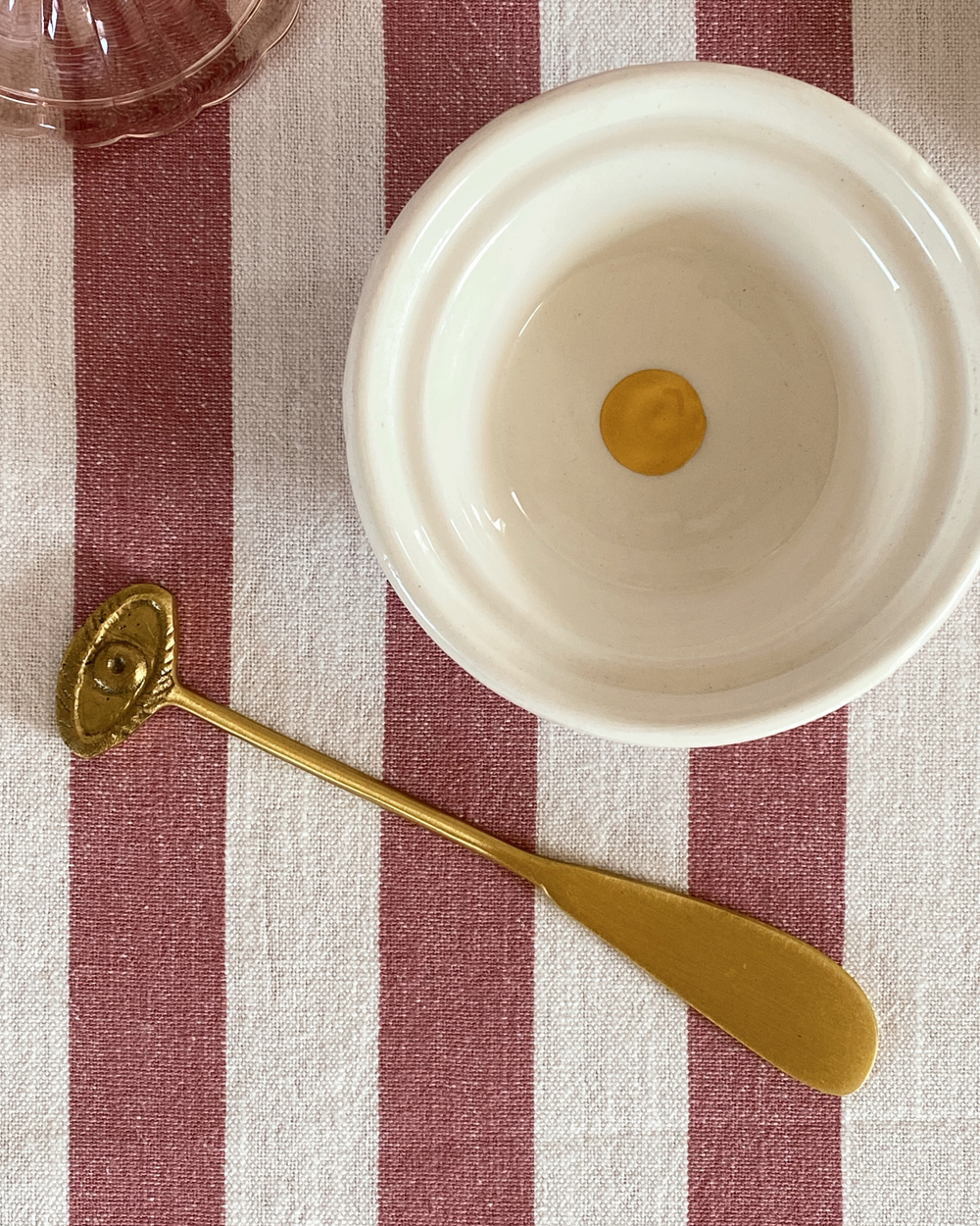 Celestial Eye Brass Butter Knife