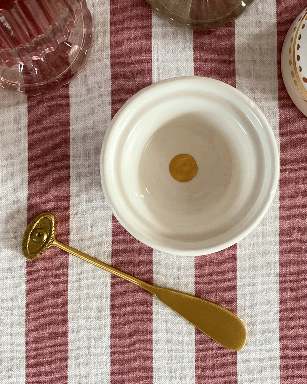 Celestial Eye Brass Butter Knife
