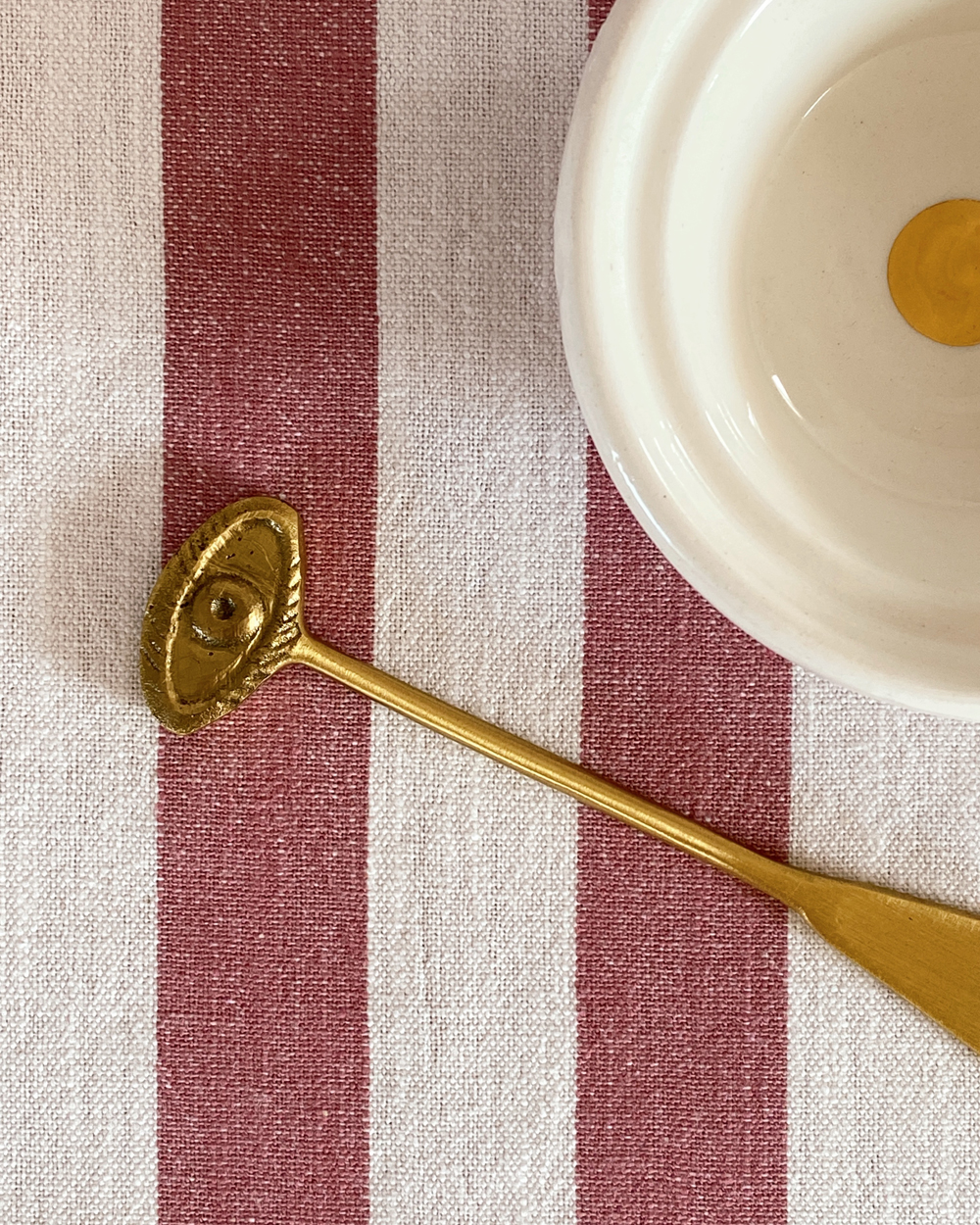 Celestial Eye Brass Butter Knife
