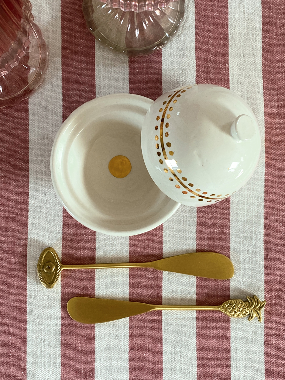 Celestial Eye Brass Butter Knife