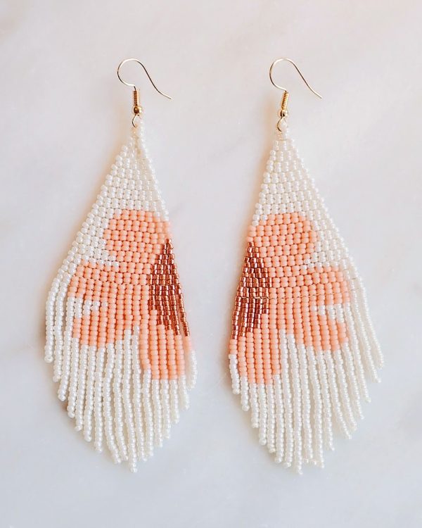 Beaded Wildflower Earrings